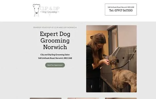 Clip and Dip dog grooming Norwich